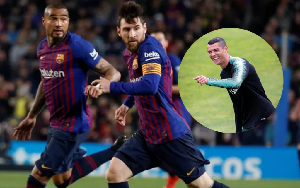 OK9: Boateng nói dối về Messi, Ronaldo phản ứng gây bão mạng xã hội
